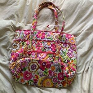 Vera Bradley “Vera Bag” in Clementine